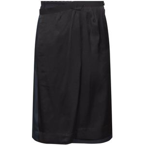 Maison Margiela, Dames, Rokken, Zwart, Maat: XS Wol,