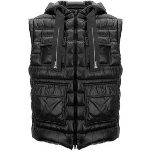 Herno, Dames, Jassen, Zwart, Maat: M Polyamide,