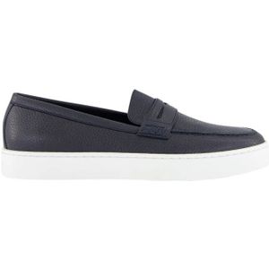 Manolo Blahnik, Heren, Schoenen, Blauw, Maat: 45 EU Leer,