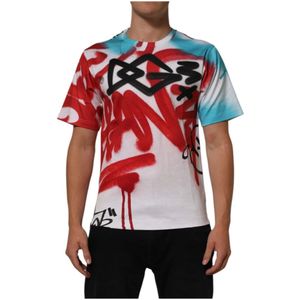 Dolce & Gabbana, Heren, Tops, Veelkleurig, Maat: XS Katoen,