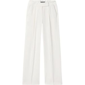 Luisa Cerano, Dames, Broeken, Wit, Maat: M Gabardine,