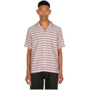 Soulland, Heren, Overhemden, Rood, Maat: S Viscose,