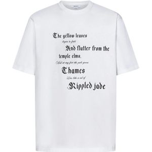 Alexander McQueen, Heren, Tops, Wit, Maat: L Katoen,