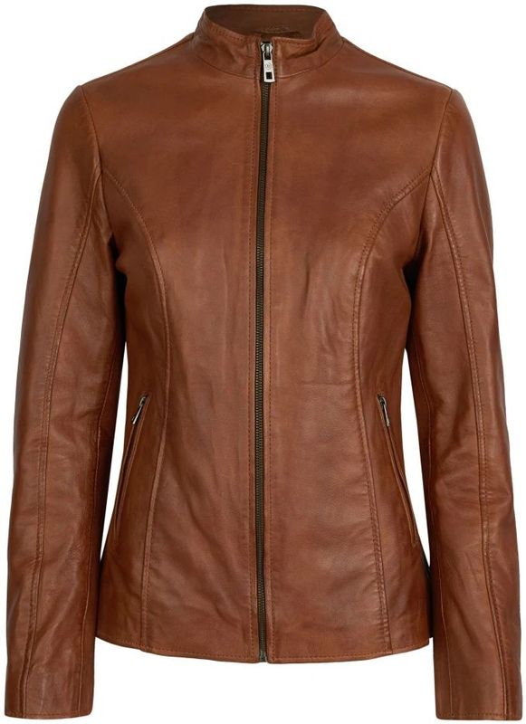 Bugatti, Dames, Jassen, Bruin, Maat: S Leer,