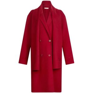 Liu Jo, Dames, Mantels, Rood, Maat: XS Wol,