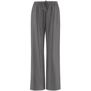 Herno, Dames, Broeken, Grijs, Maat: S Flanel,