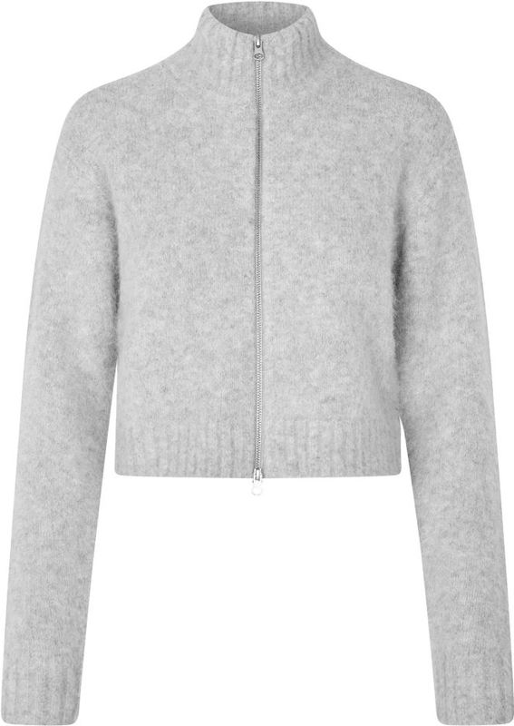 Samsøe Samsøe - SAJeanne - Gebreid Vest - Lichtgrijs