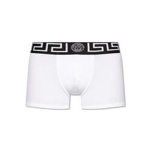 Versace Boxershorts met logo , White , Heren , Maat: S