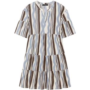Weekend Max Mara, Dames, Jurken, Veelkleurig, Maat: M Katoen,
