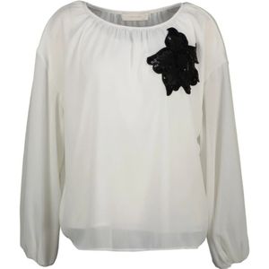 Amélie & Amélie, Dames, Blouses & Shirts, Wit, Maat: S