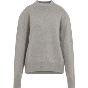 The Frankie Shop, Dames, Truien, Grijs, Maat: M Wol,