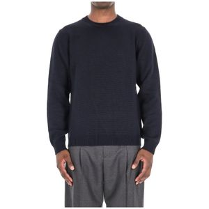 Roberto Collina, Heren, Truien, Blauw, Maat: M Wol,