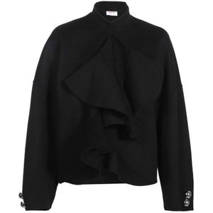 Pucci, Dames, Jassen, Zwart, Maat: XS Zijde,