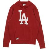 New Era - Los Angeles Dodgers - Hoodie - Kardinaalrood - MLB