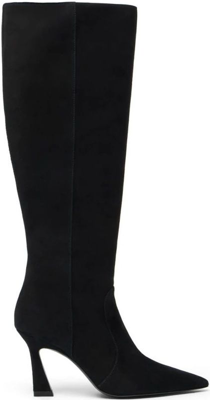 Stuart Weitzman - Vinnie ZIP Bootie 85 - Laarzen - Zwart