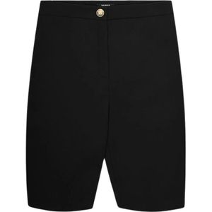 Balmain Zwarte fietser bermuda shorts , Black , Heren , Maat: 4XS