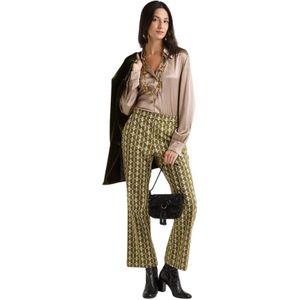 Maliparmi, Dames, Broeken, Veelkleurig, Maat: 2XS Jersey,