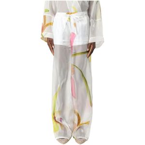 Genny, Dames, Broeken, Veelkleurig, Maat: M Zijde,