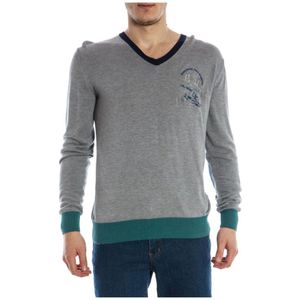 La Martina, Heren, Truien, Grijs, Maat: M Wol,