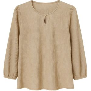 2-Biz, Dames, Blouses & Shirts, Geel, Maat: M