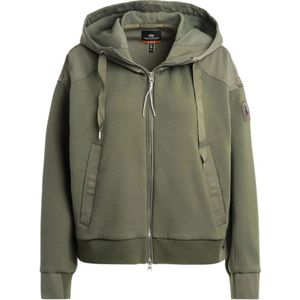 Parajumpers, Dames, Sweatshirts & Hoodies, Groen, Maat: XS Fleece,