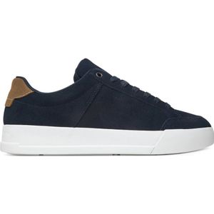 Tommy Hilfiger - Blauwe Suède Sneakers - Heren