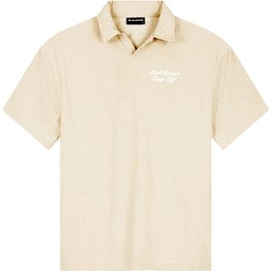 Black Bananas - Terry Lounge Polo - Beige - Poloshirt