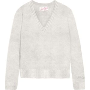 MC2 Saint Barth, Heren, Truien, Wit, Maat: S Wol,