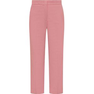 Msgm, Dames, Broeken, Roze, Maat: L Viscose,