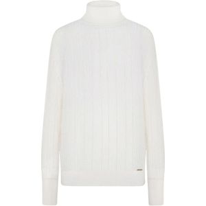 Kiton, Dames, Truien, Wit, Maat: 2XS Zijde,