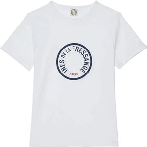 Ines de la Fressange Paris, Dames, Tops, Wit, Maat: XS Katoen,