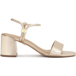 Kazar - Dames Sandalen - Geel - Leer - Gouden Sluiting