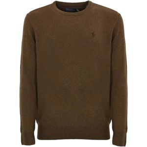 Polo Ralph Lauren, Heren, Truien, Bruin, Maat: S Wol,