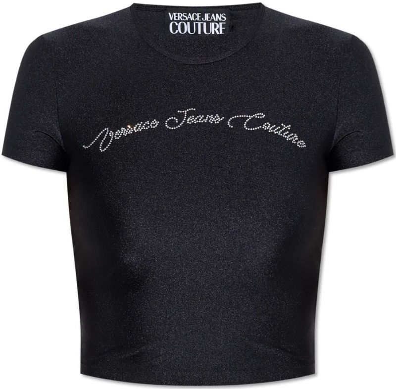 Versace Jeans Couture - Zwart - Top met Z-logo - Dames