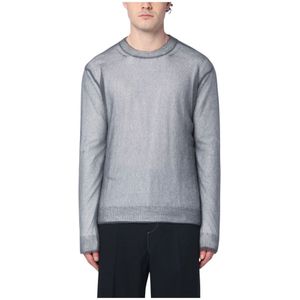 Jil Sander, Heren, Truien, Grijs, Maat: L Katoen,