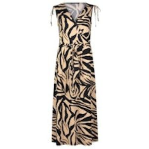 Betty Barclay - Mouwloze Jersey Jurk - Zwart - Animal Print