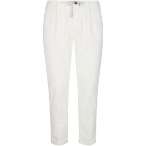 Eleventy, Heren, Broeken, Wit, Maat: W30 Katoen,