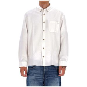 A.p.c., Heren, Overhemden, Wit, Maat: 2XL Katoen,