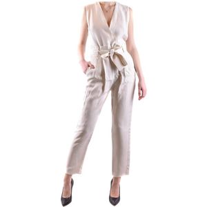 Pinko, Dames, Jumpsuits & Playsuits, Wit, Maat: 2XS Poliester,