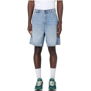 Carhartt Wip, Heren, Korte broeken, Blauw, Maat: L Denim,