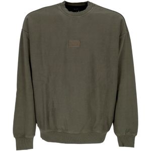 Huf, Heren, Sweatshirts & Hoodies, Groen, Maat: S Fleece,