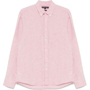 Michael Kors, Heren, Overhemden, Roze, Maat: L