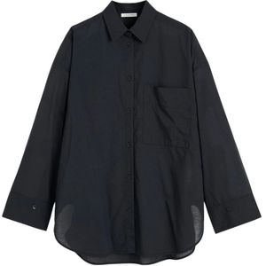 By Malene Birger, Dames, Blouses & Shirts, Zwart, Maat: 2XS