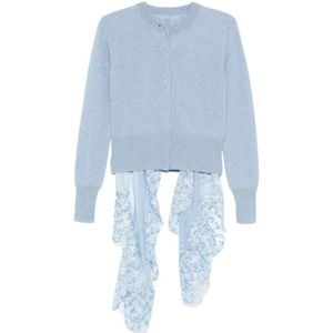 Ermanno Scervino, Dames, Truien, Blauw, Maat: XS