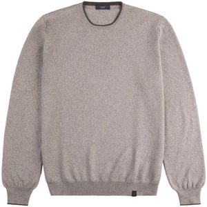 Fay, Heren, Truien, Grijs, Maat: 2XL