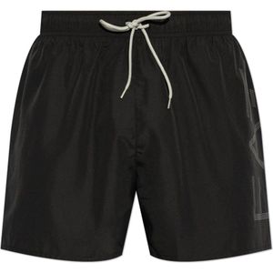 Emporio Armani Ea7, Heren, Badkleding, Zwart, Maat: XS Poliester,