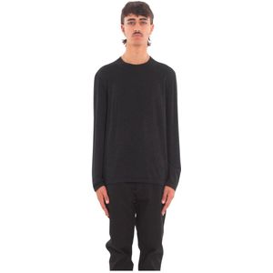 Transit, Heren, Truien, Grijs, Maat: M Wol,