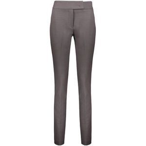 Fabiana Filippi, Dames, Broeken, Grijs, Maat: XS Wol,
