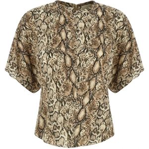 Isabel Marant, Dames, Blouses & Shirts, Veelkleurig, Maat: 2XS Zijde,