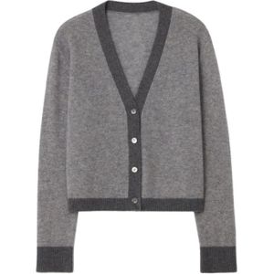 Cloeys, Dames, Truien, Grijs, Maat: Xl/2Xl Kasjmier,